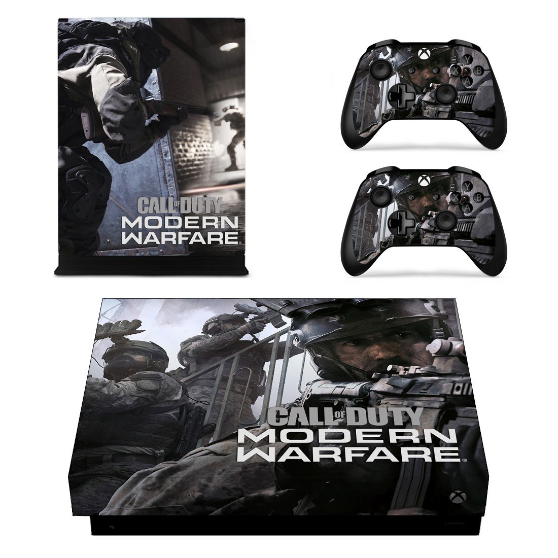 Modern Warfare decal skin for Xbox one X Console & Controllers