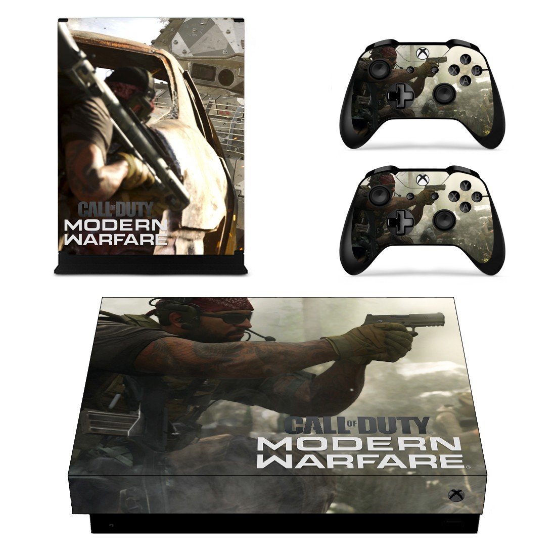 Modern Warfare decal skin for Xbox one X Console & Controllers