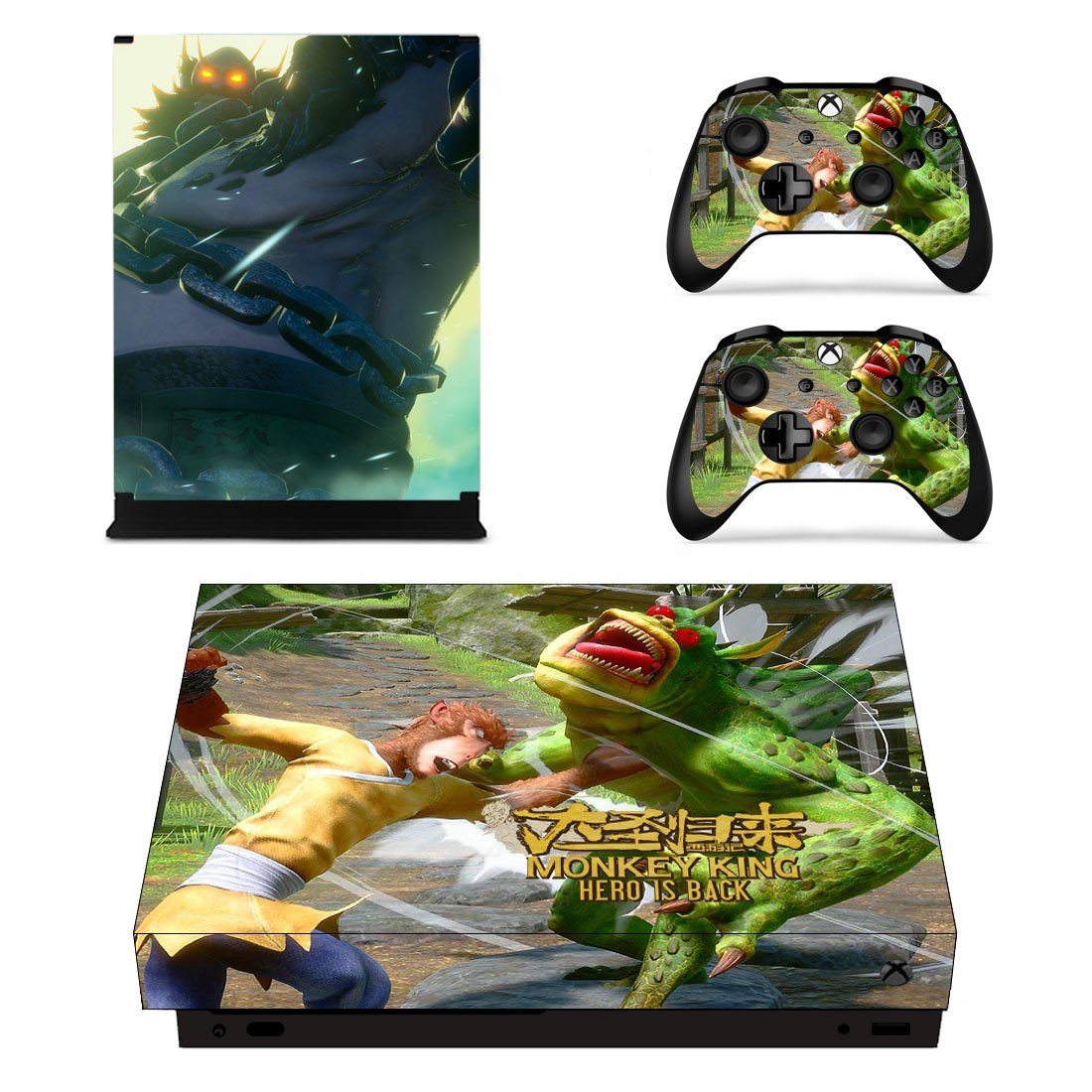 Monkey King Hero is Back decal skin for Xbox one X Console & Controllers