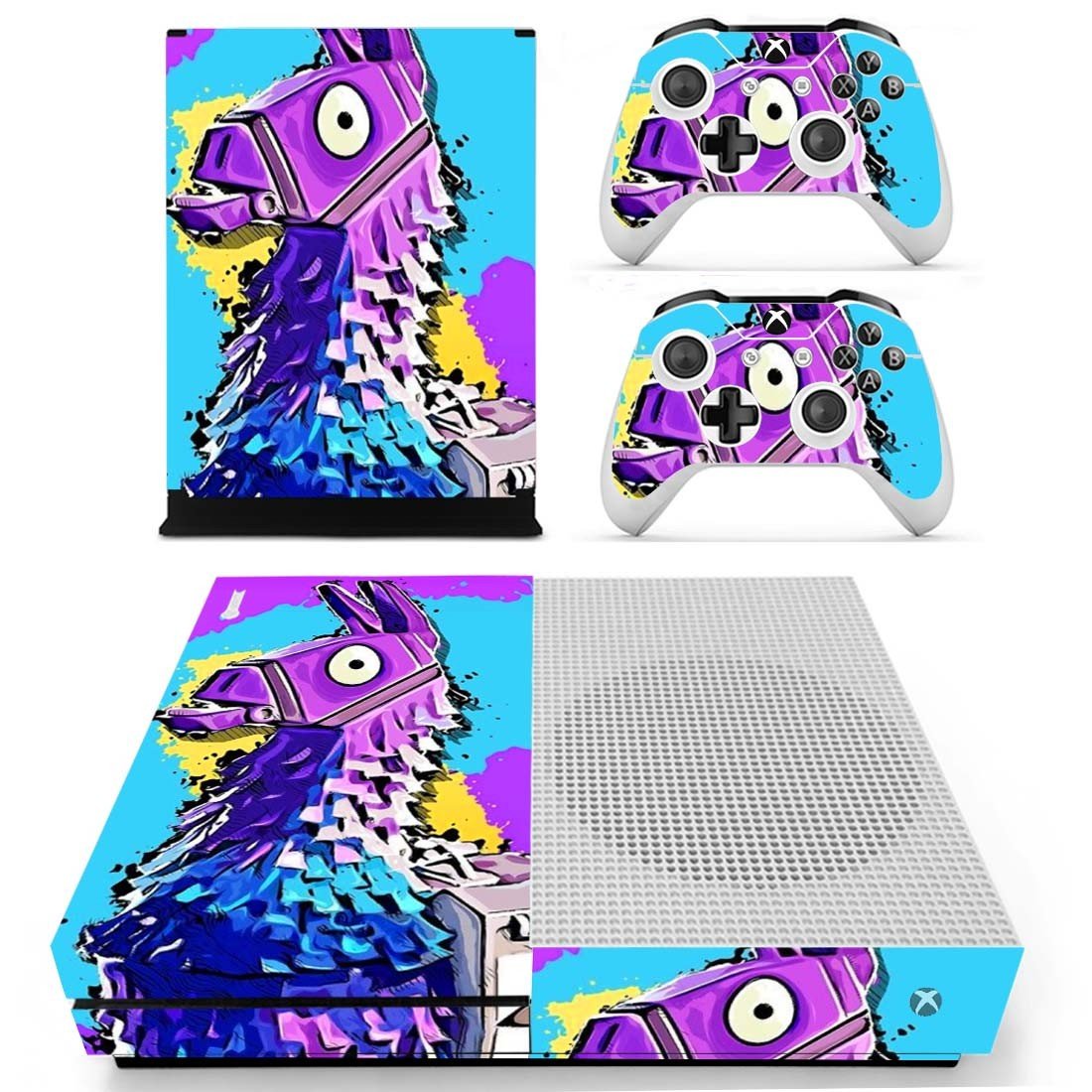 Fortnite decal skin for Xbox one S Console & Controllers