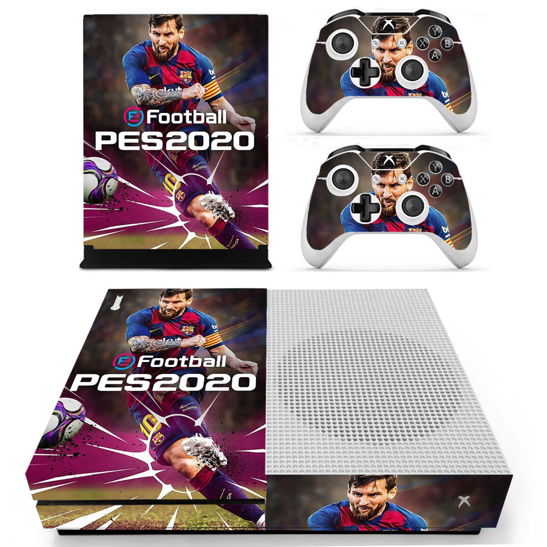 Pro Evolution Soccer 2020 decal skin for Xbox one S Console & Controllers