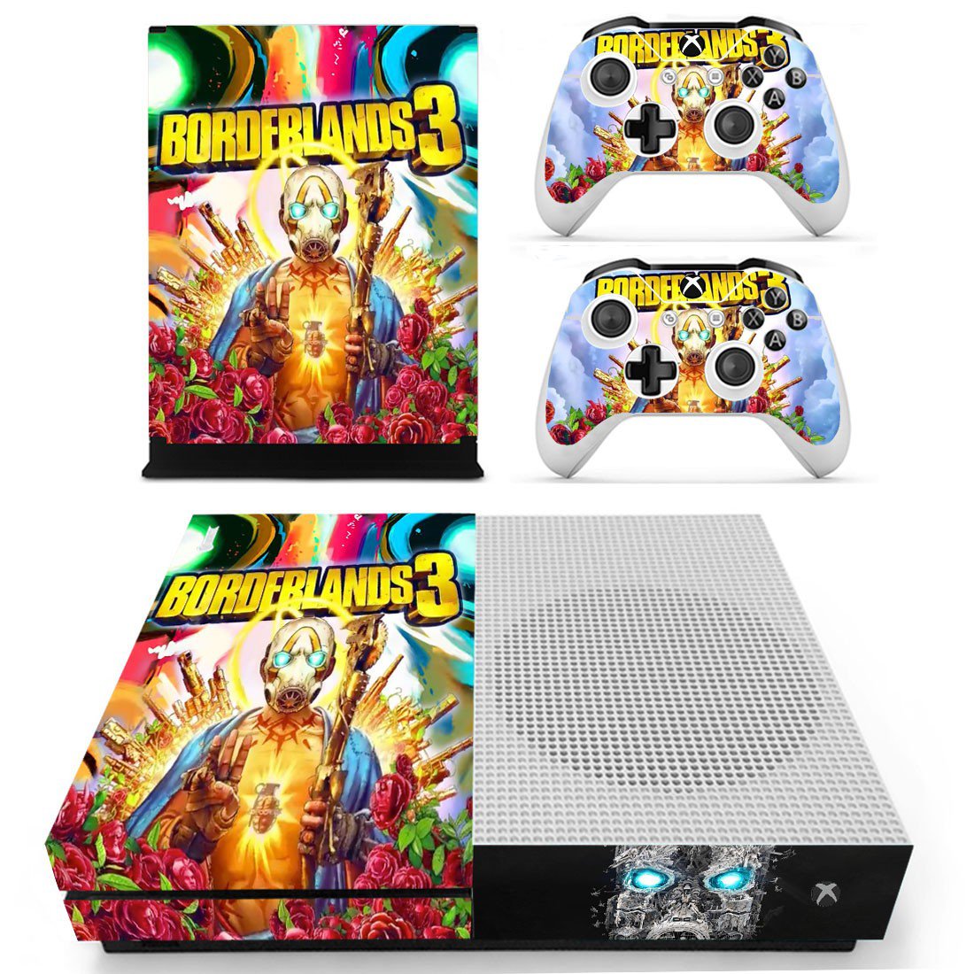 Borderlands 3 decal skin for Xbox one S Console & Controllers