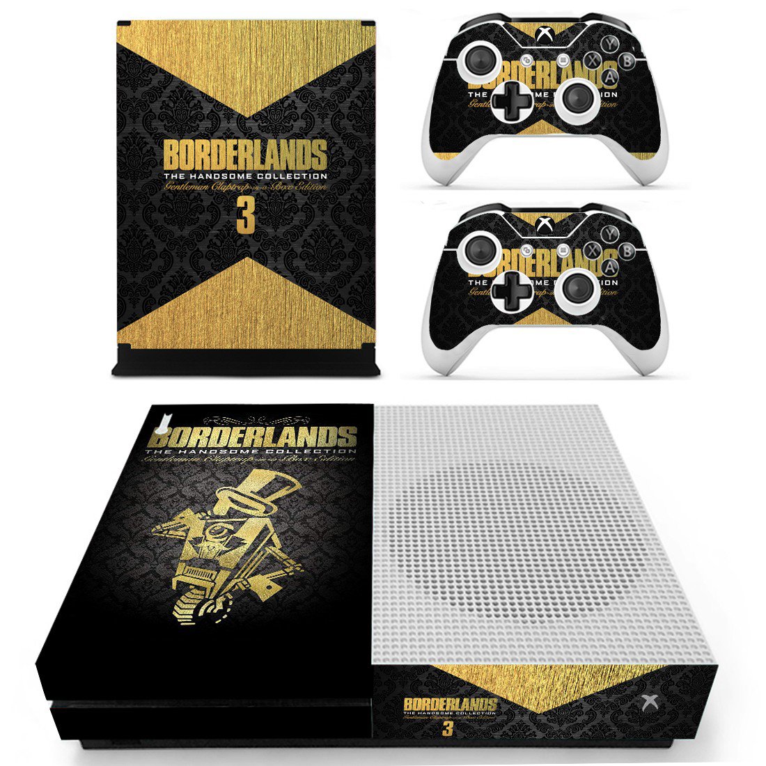 Borderlands 3 decal skin for Xbox one S Console & Controllers
