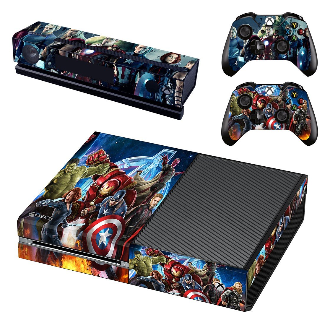 Avengers decal skin for Xbox one Console & Controllers