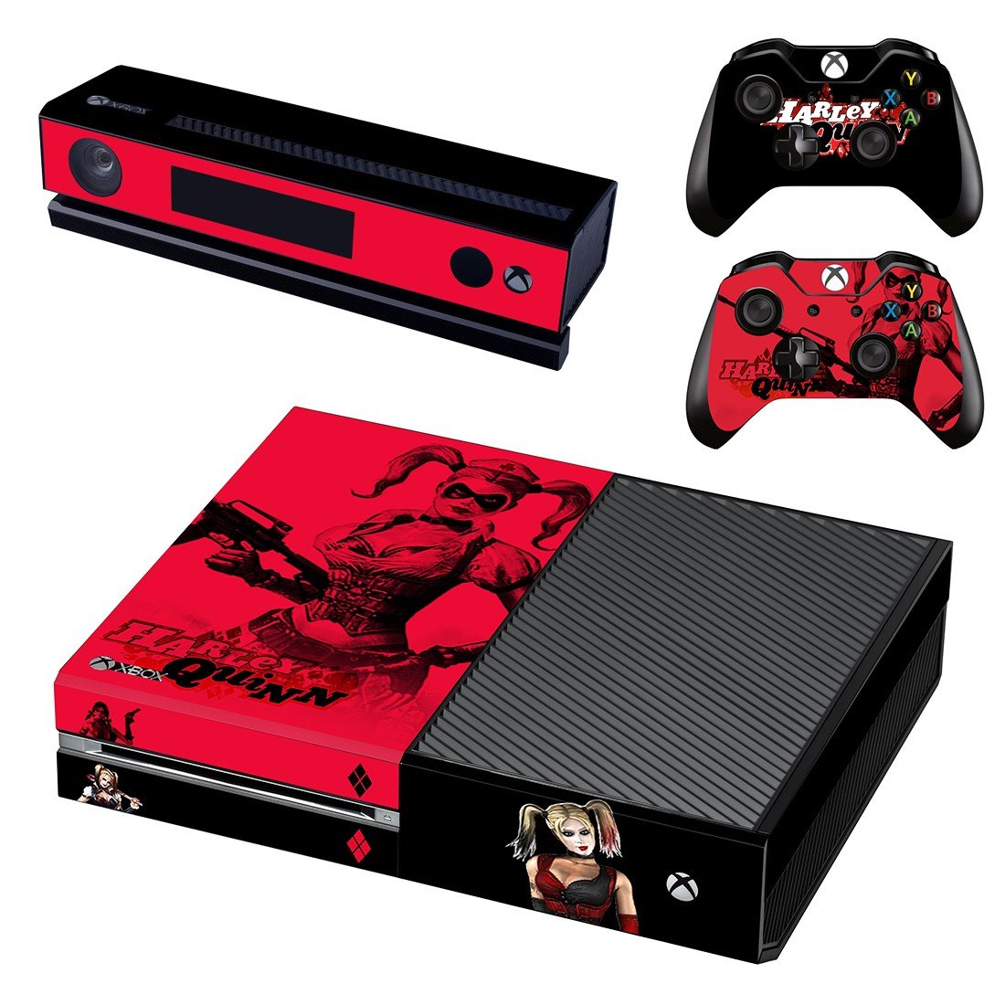 Harley Quinn decal skin for Xbox one Console & Controllers