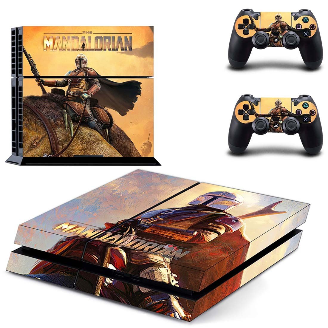 The Mandalorian decal skin for PlayStation 4 Console & Controllers