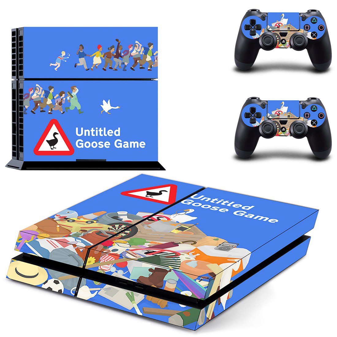 Untitled Goose Game decal skin for PlayStation 4 Console & Controllers