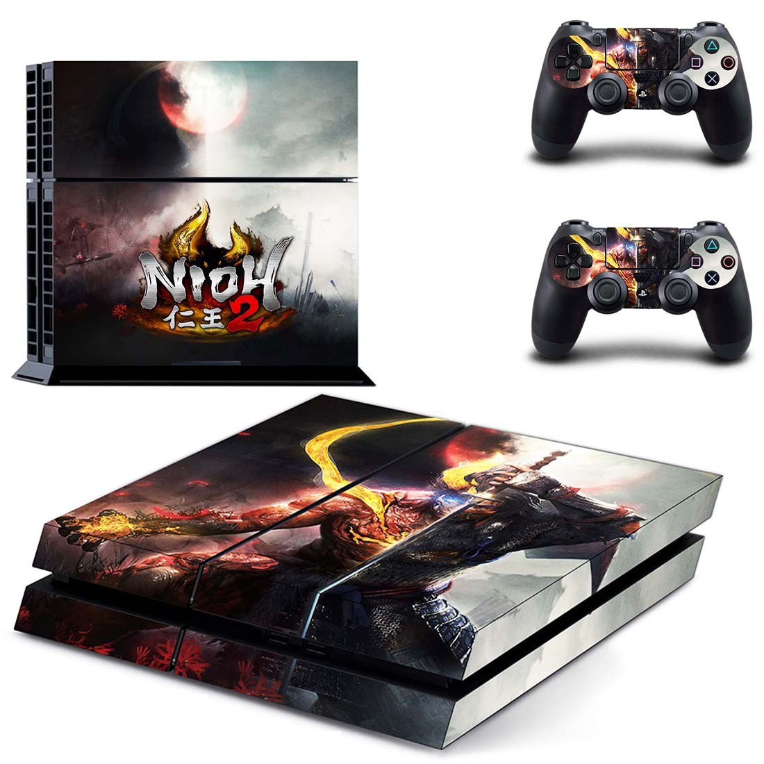 Nioh 2 decal skin for PlayStation 4 Console & Controllers