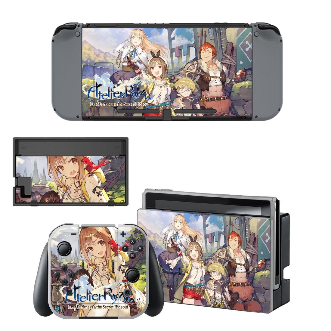 Atelier Ryza decal skin for Nintendo Switch Console & Controllers