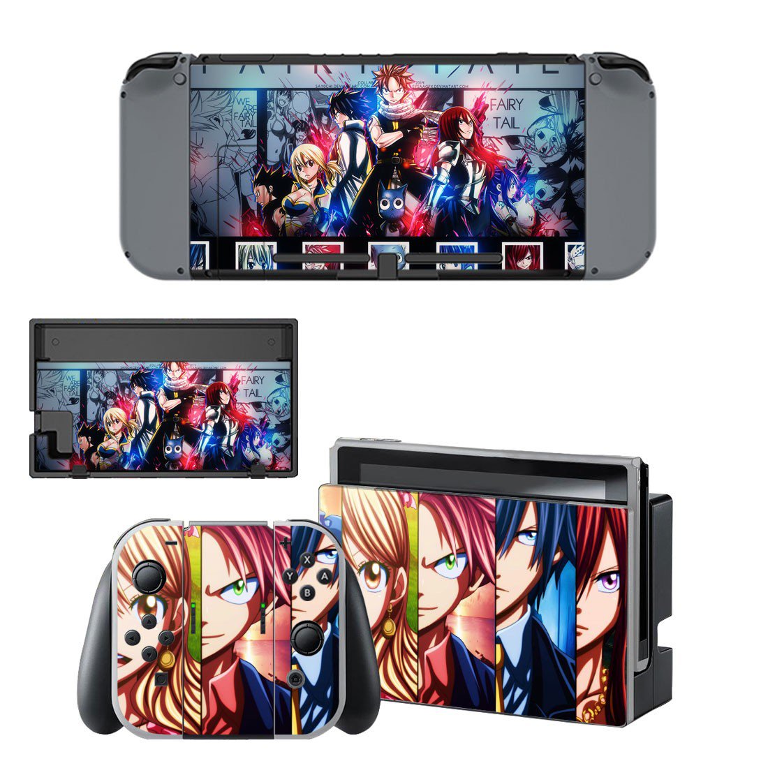 Fairy tail decal skin for Nintendo Switch Console & Controllers