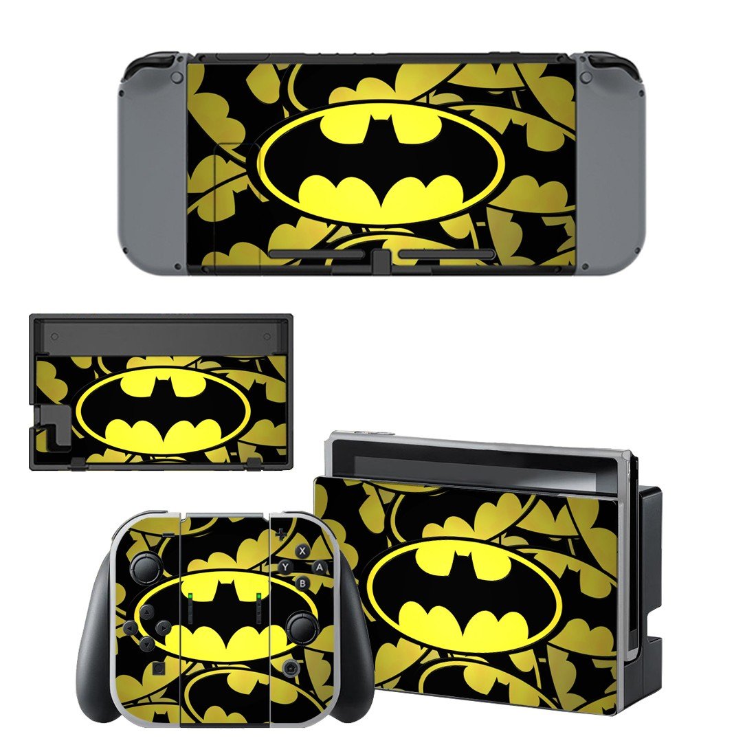 Batman decal skin for Nintendo Switch Console & Controllers