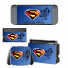 Superman decal skin for Nintendo Switch Console & Controllers