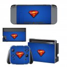 Superman decal skin for Nintendo Switch Console & Controllers