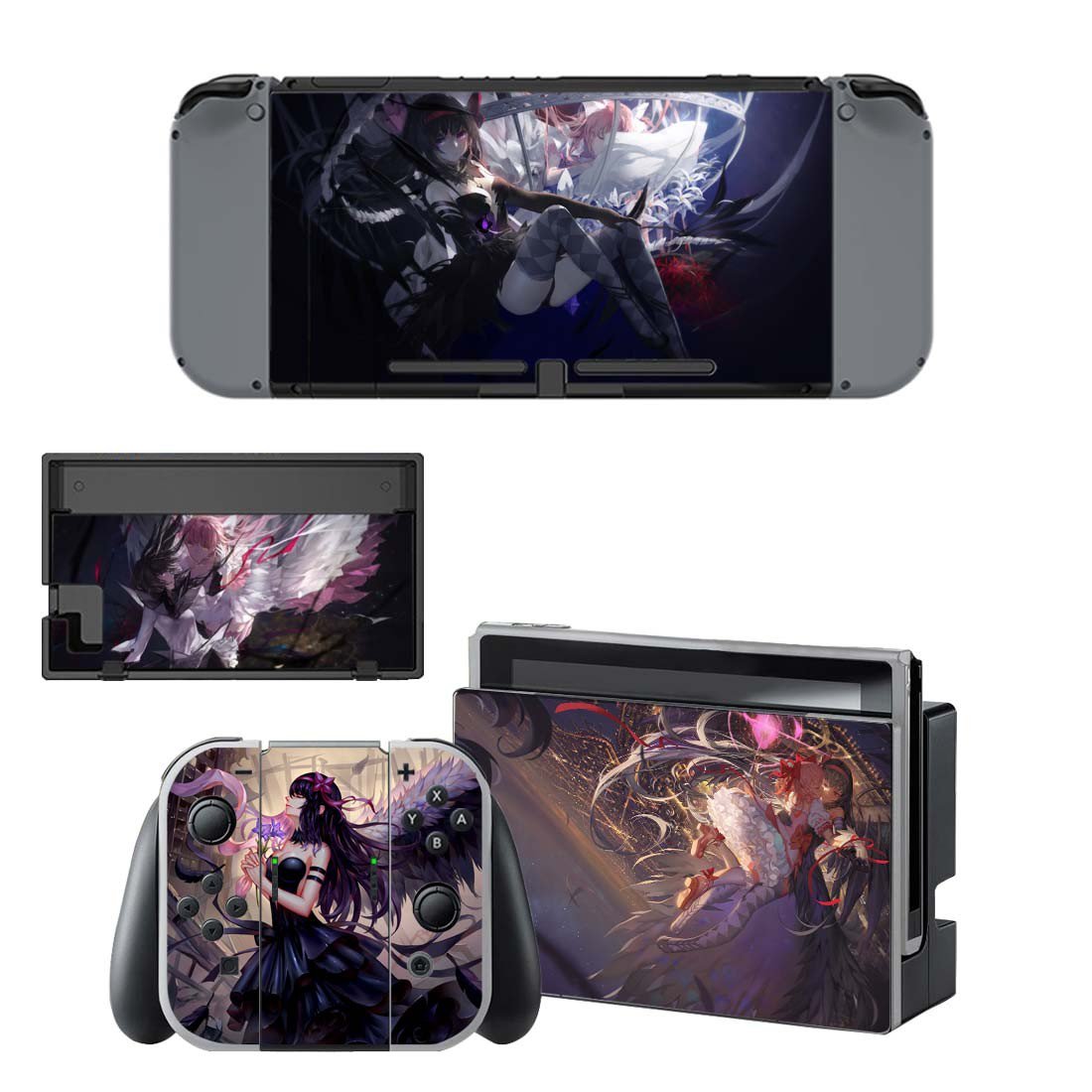 Homura Akemi decal skin for Nintendo Switch Console & Controllers
