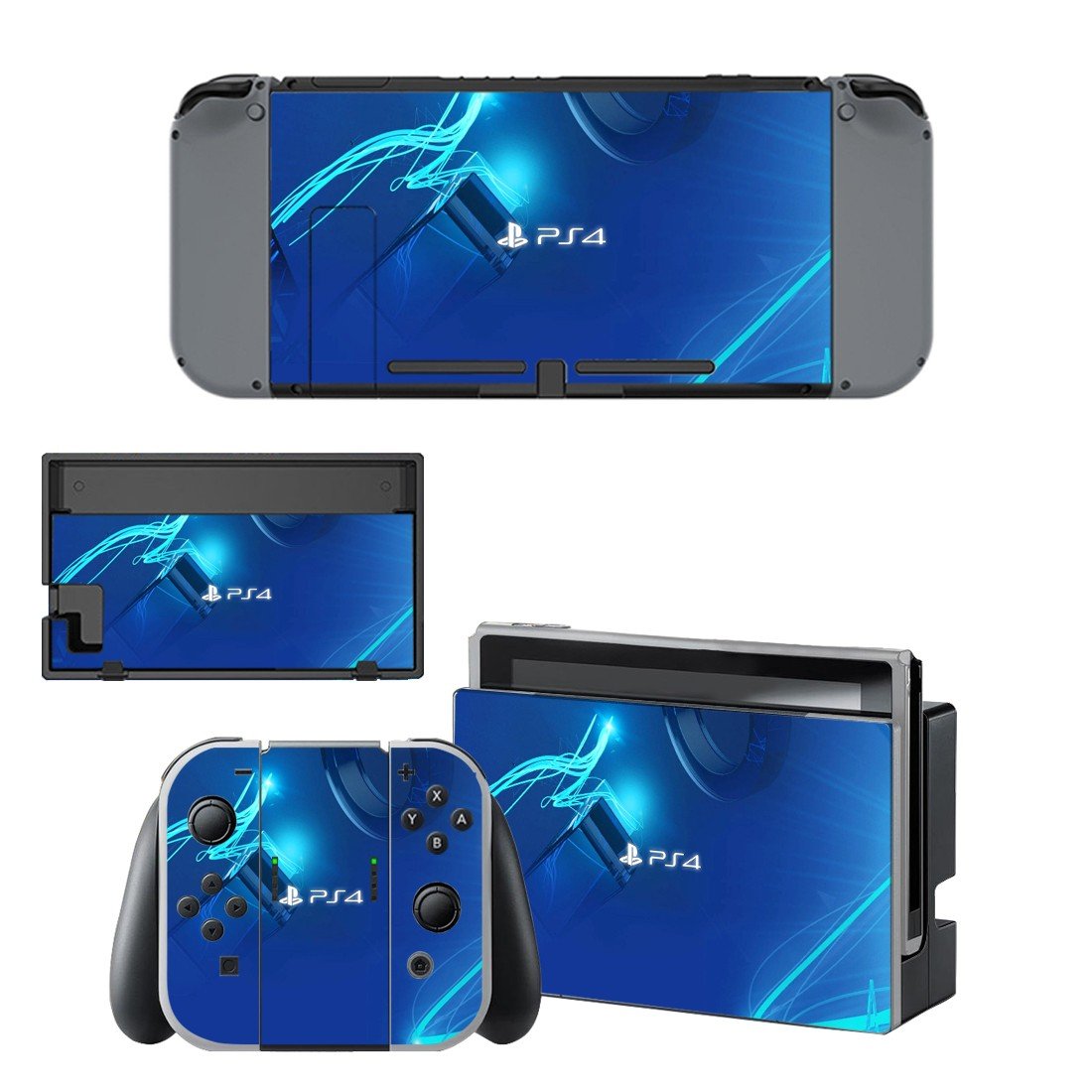 PS4 Classic decal skin for Nintendo Switch Console & Controllers