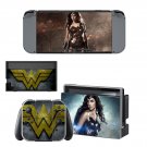 Wonder Woman decal skin for Nintendo Switch Console & Controllers