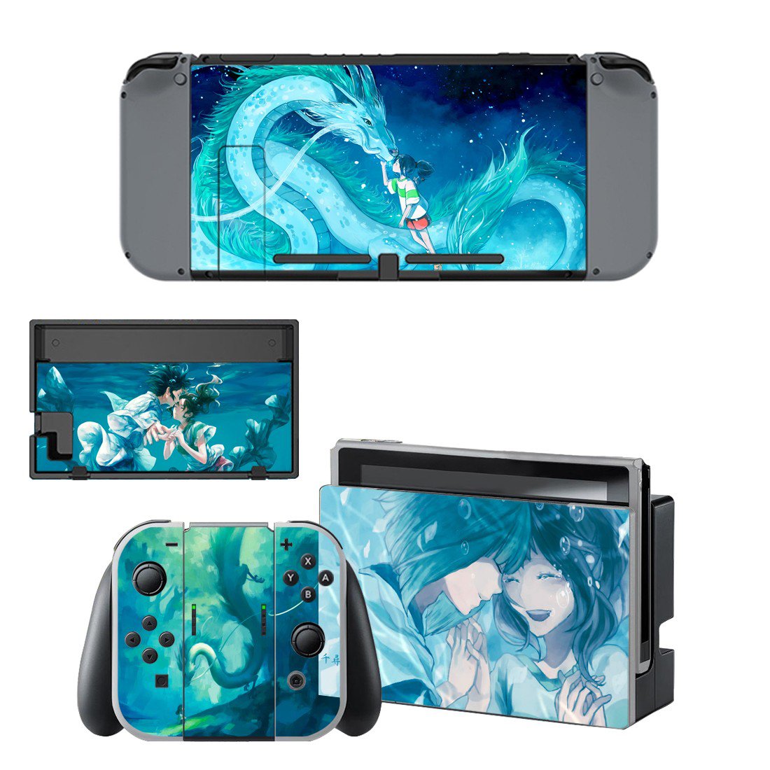 Spirited Away decal skin for Nintendo Switch Console & Controllers