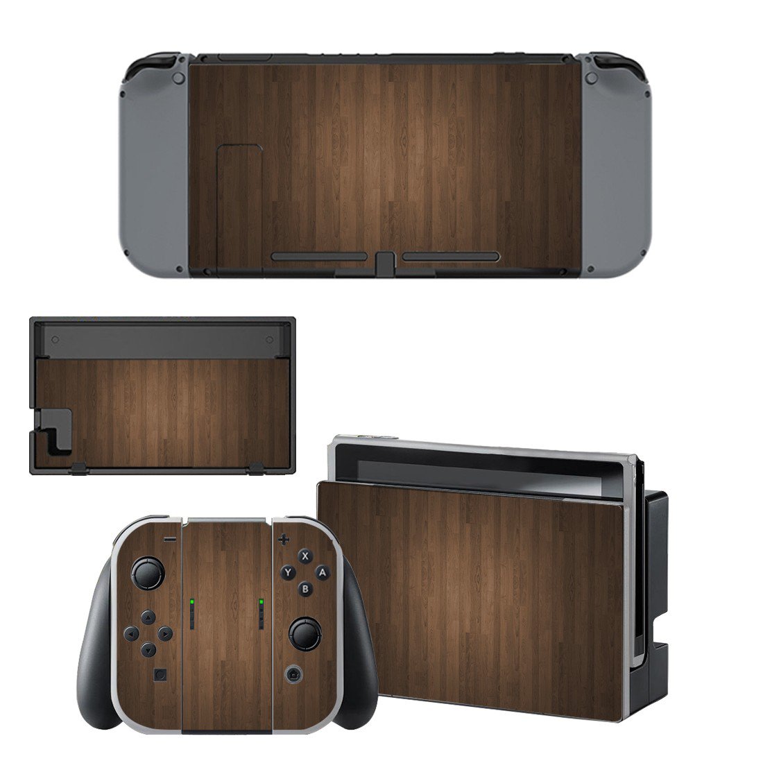 Wood Board decal skin for Nintendo Switch Console & Controllers