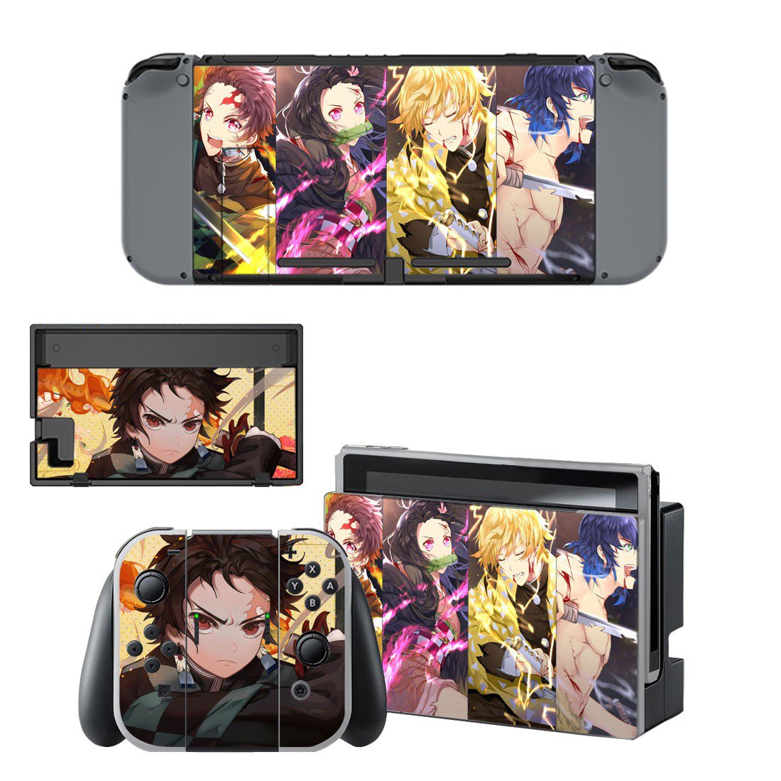 Demon Slayer decal skin for Nintendo Switch Console & Controllers