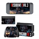 Resident Evil 3 decal skin for Nintendo Switch Console & Controllers