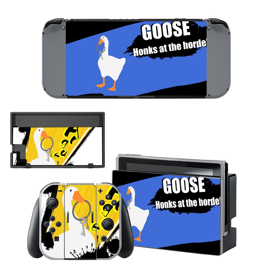 Untitled Goose Game decal skin for Nintendo Switch Console & Controllers