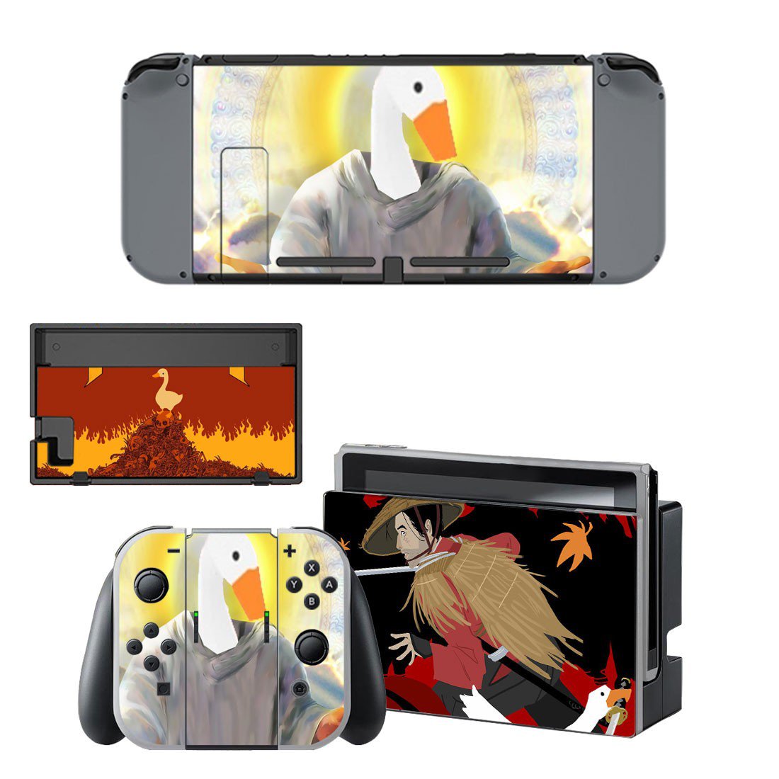 Untitled Goose Game decal skin for Nintendo Switch Console & Controllers