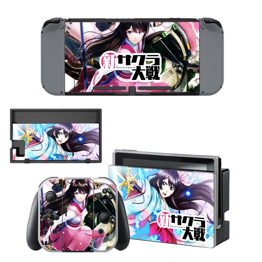 Sakura Wars decal skin for Nintendo Switch Console & Controllers