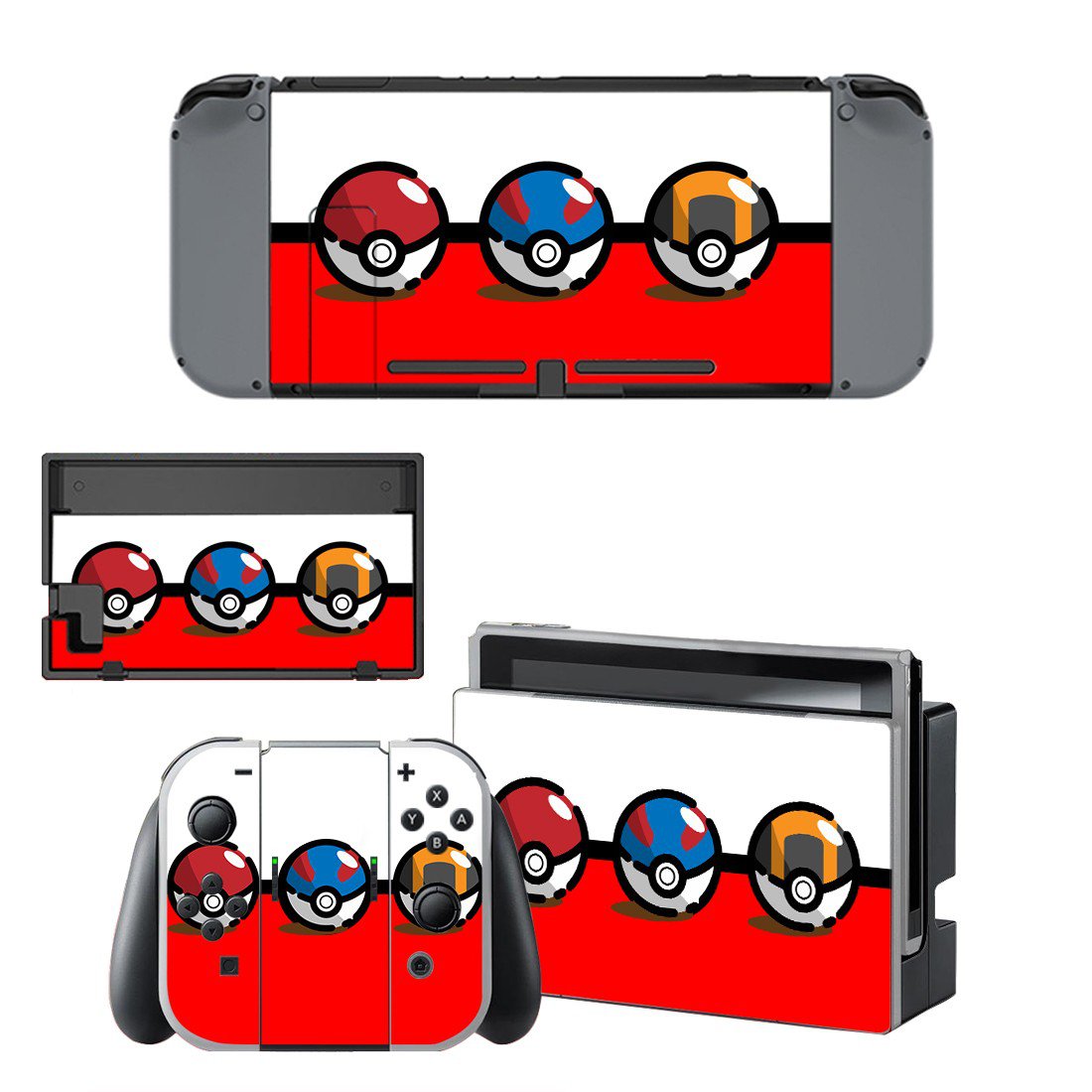 Pokemon Go decal skin for Nintendo Switch Console & Controllers