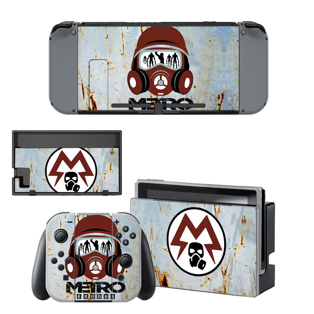 Metro Exodus decal skin for Nintendo Switch Console & Controllers