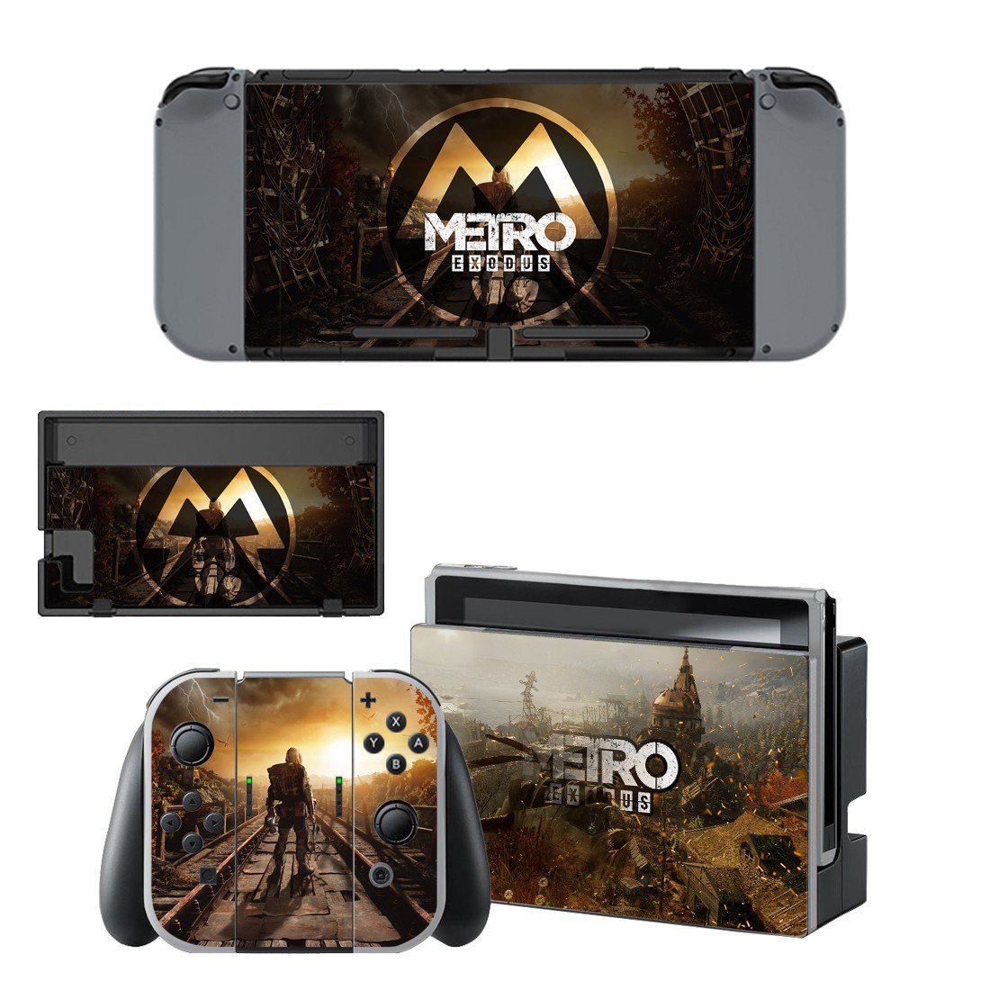 Metro Exodus decal skin for Nintendo Switch Console & Controllers