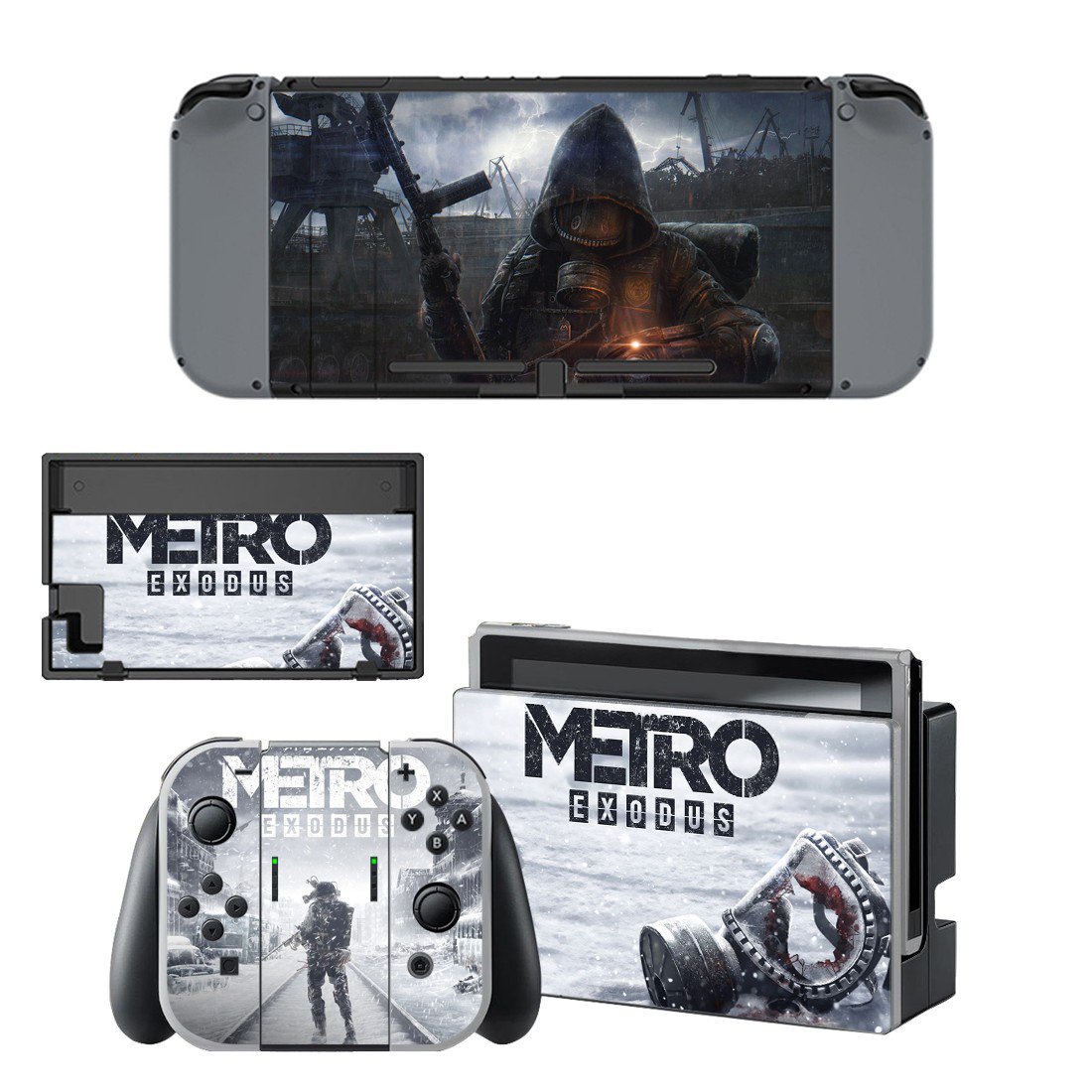 Metro Exodus decal skin for Nintendo Switch Console & Controllers