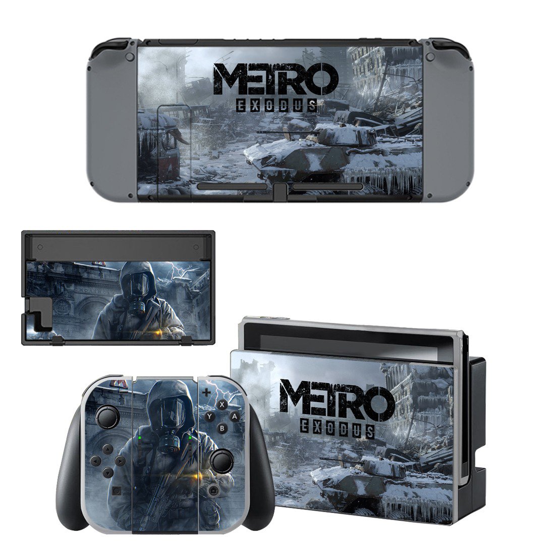 Metro Exodus decal skin for Nintendo Switch Console & Controllers