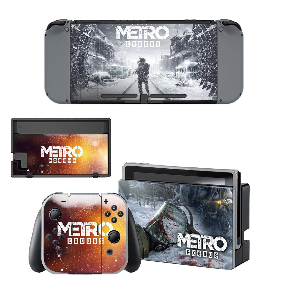 Metro Exodus decal skin for Nintendo Switch Console & Controllers