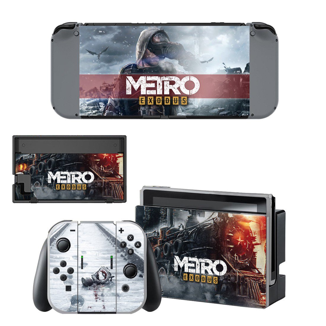 Metro Exodus decal skin for Nintendo Switch Console & Controllers