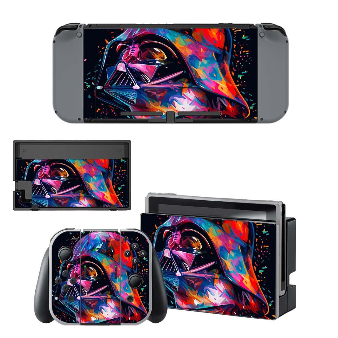 Darth Vader decal skin for Nintendo Switch Console & Controllers