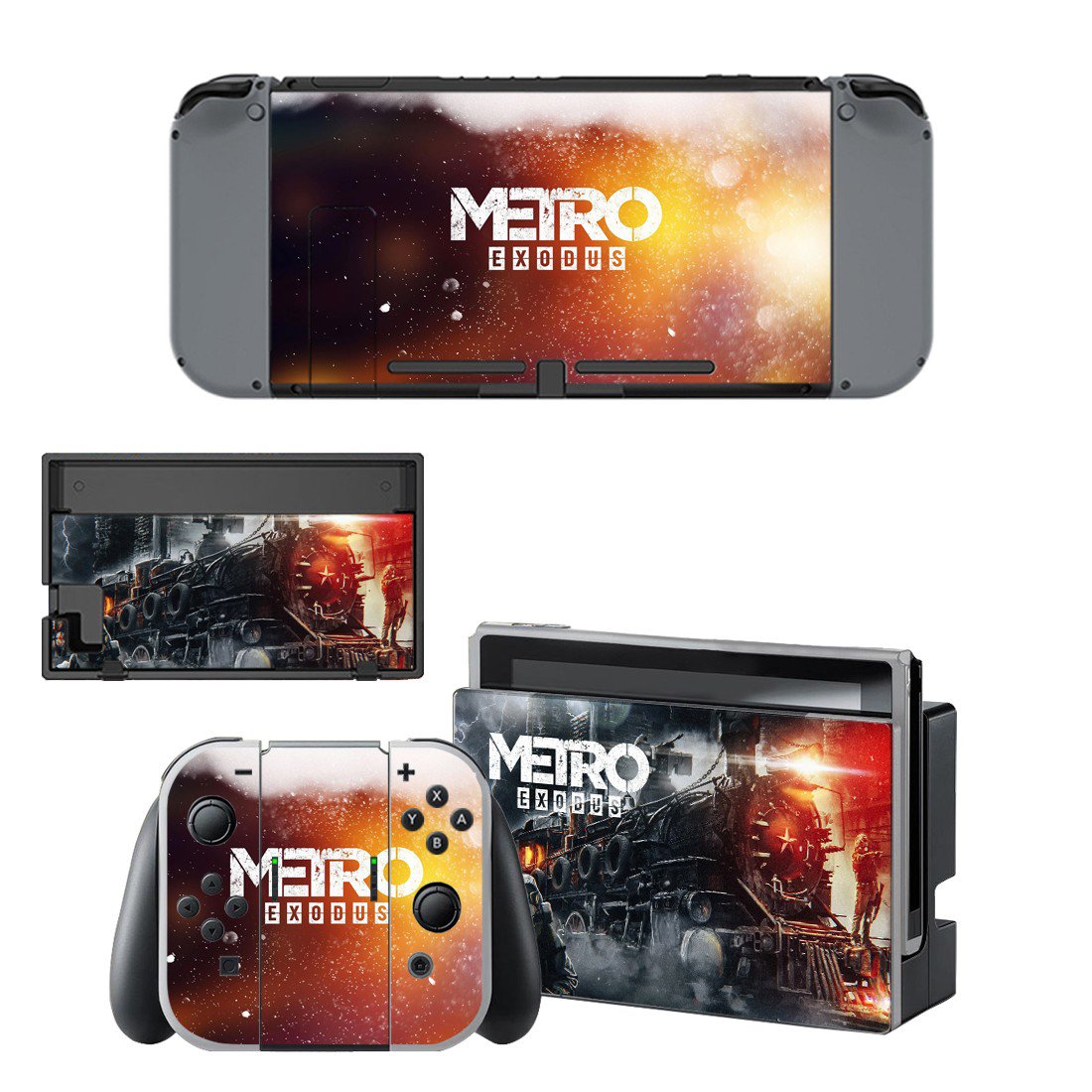 Metro Exodus decal skin for Nintendo Switch Console & Controllers