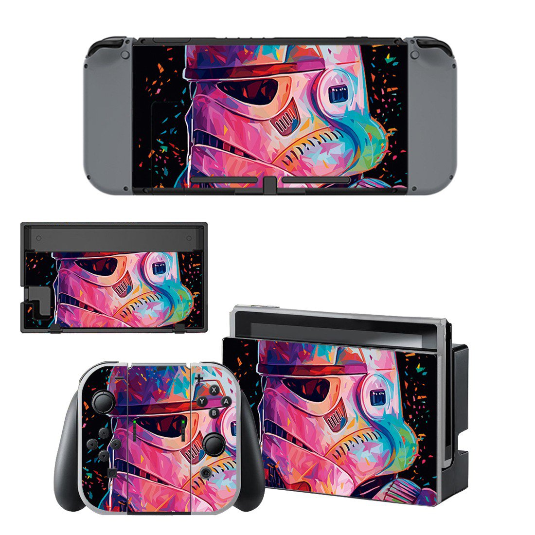 Stormtrooper decal skin for Nintendo Switch Console & Controllers