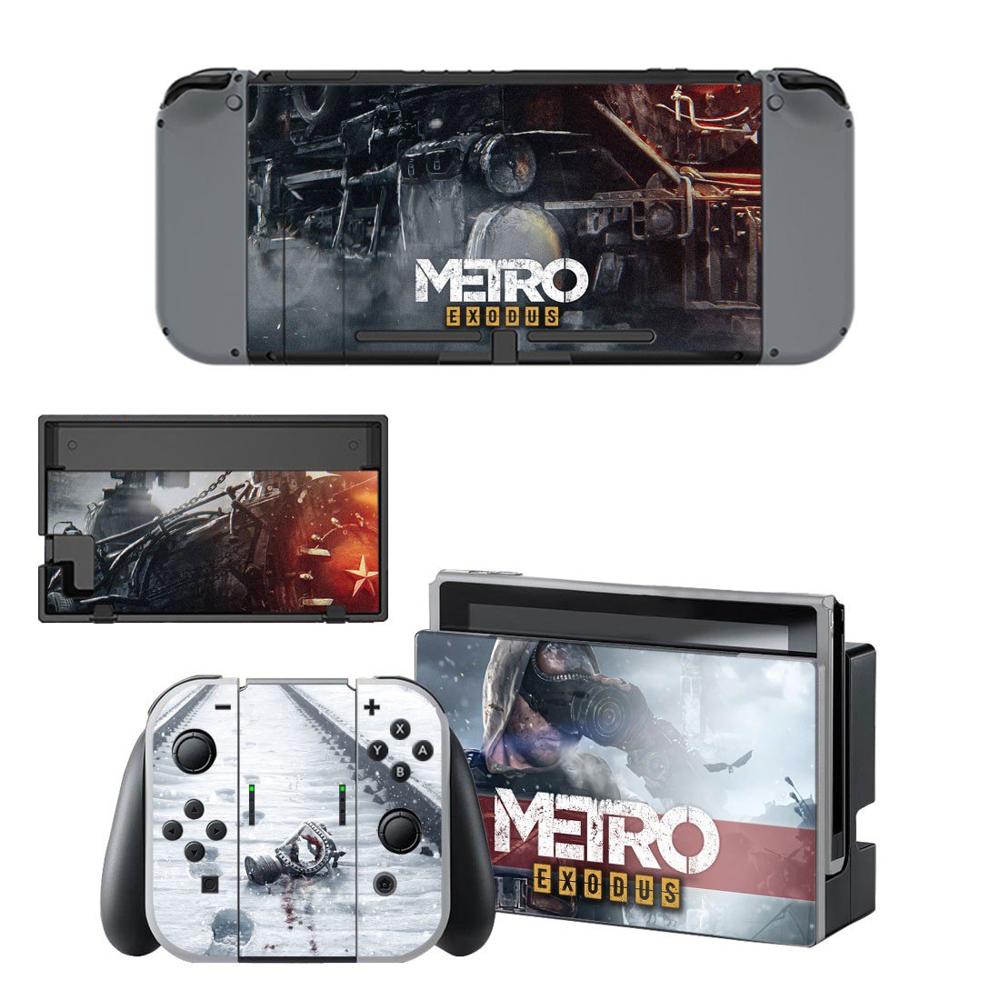 Metro Exodus decal skin for Nintendo Switch Console & Controllers