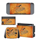 Baltimore Orioles decal skin for Nintendo Switch Console & Controllers