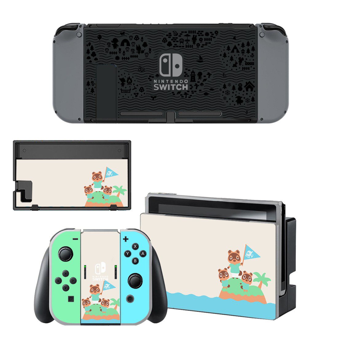 Nintendo Classic decal skin for Nintendo Switch Console & Controllers
