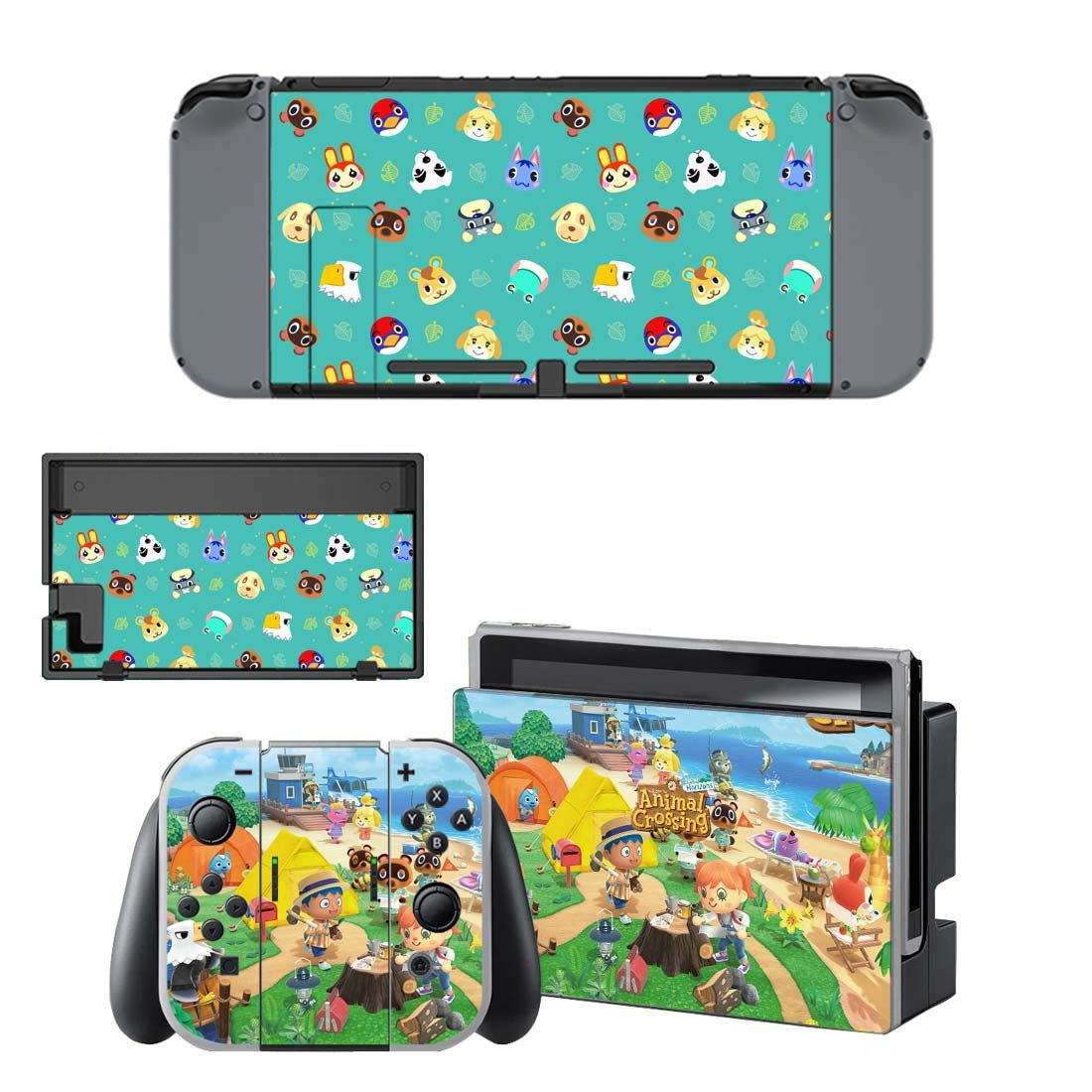 Animal crossing decal skin for Nintendo Switch Console & Controllers