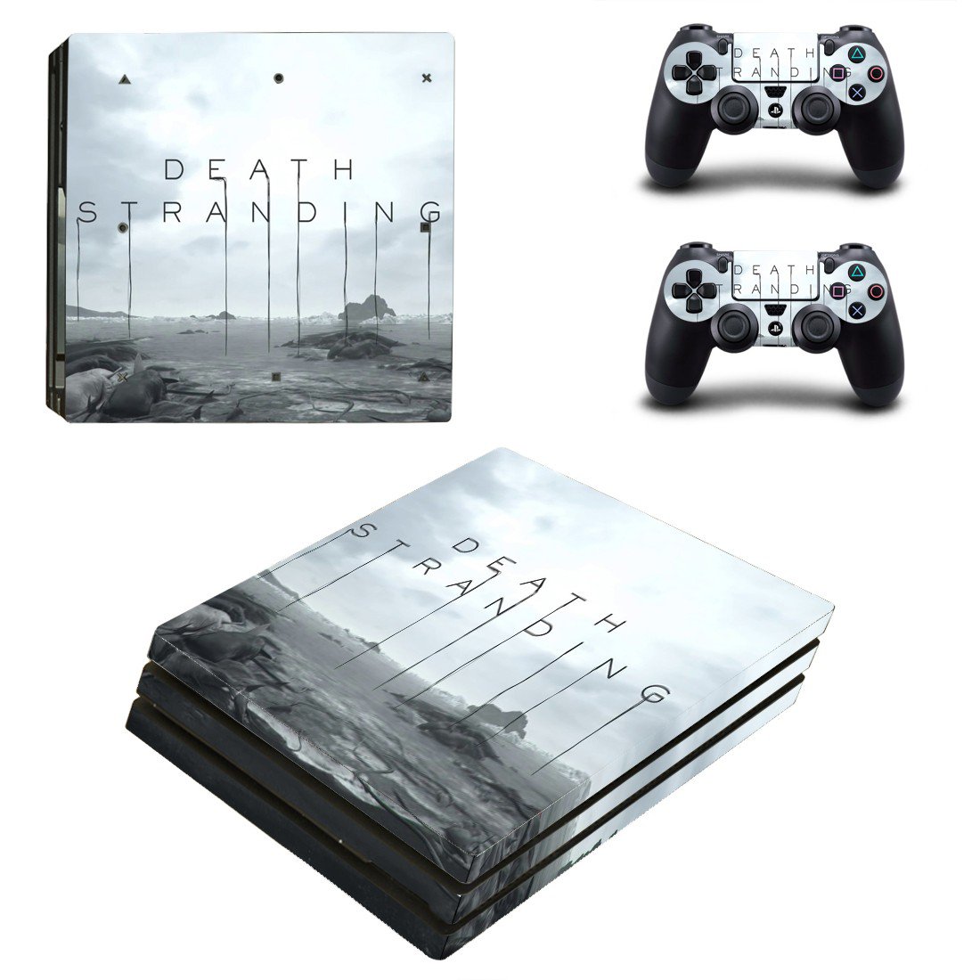 Death Stranding decal skin for PS4 Pro Console & Controllers