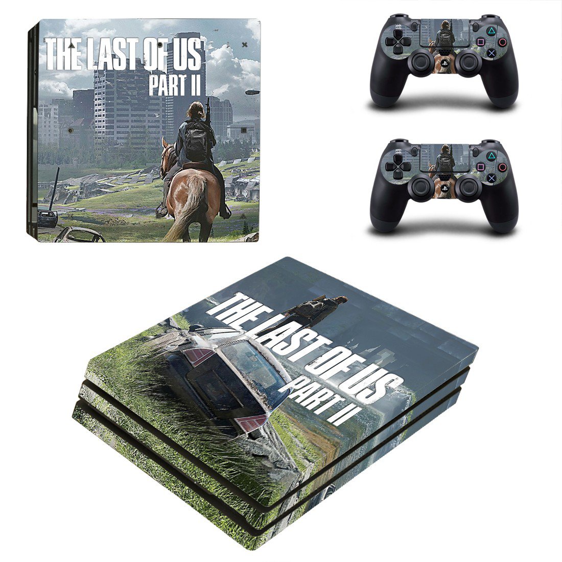 The Last of Us 2 decal skin for PS4 Pro Console & Controllers