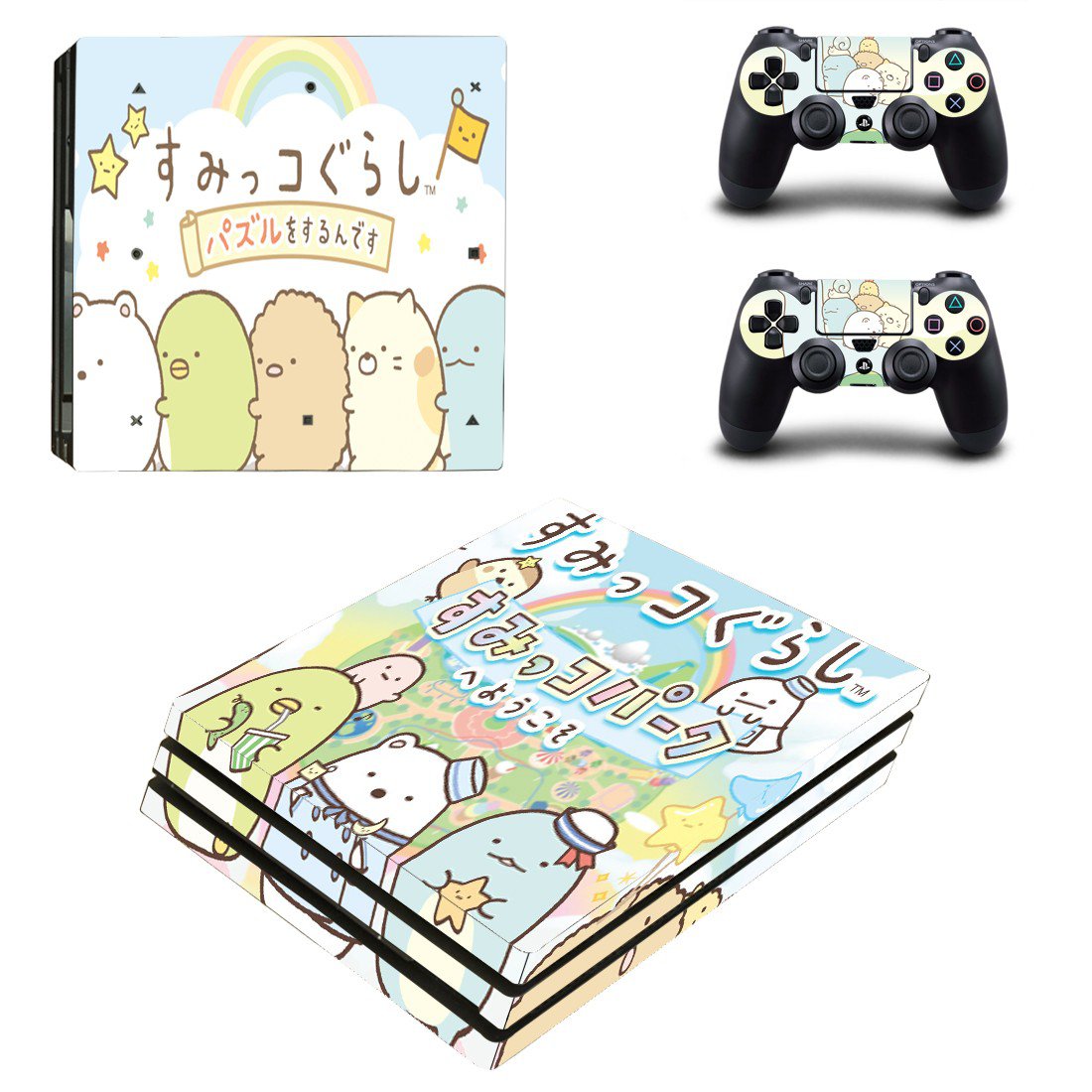 Sumikko Gurashi decal skin for PS4 Pro Console & Controllers