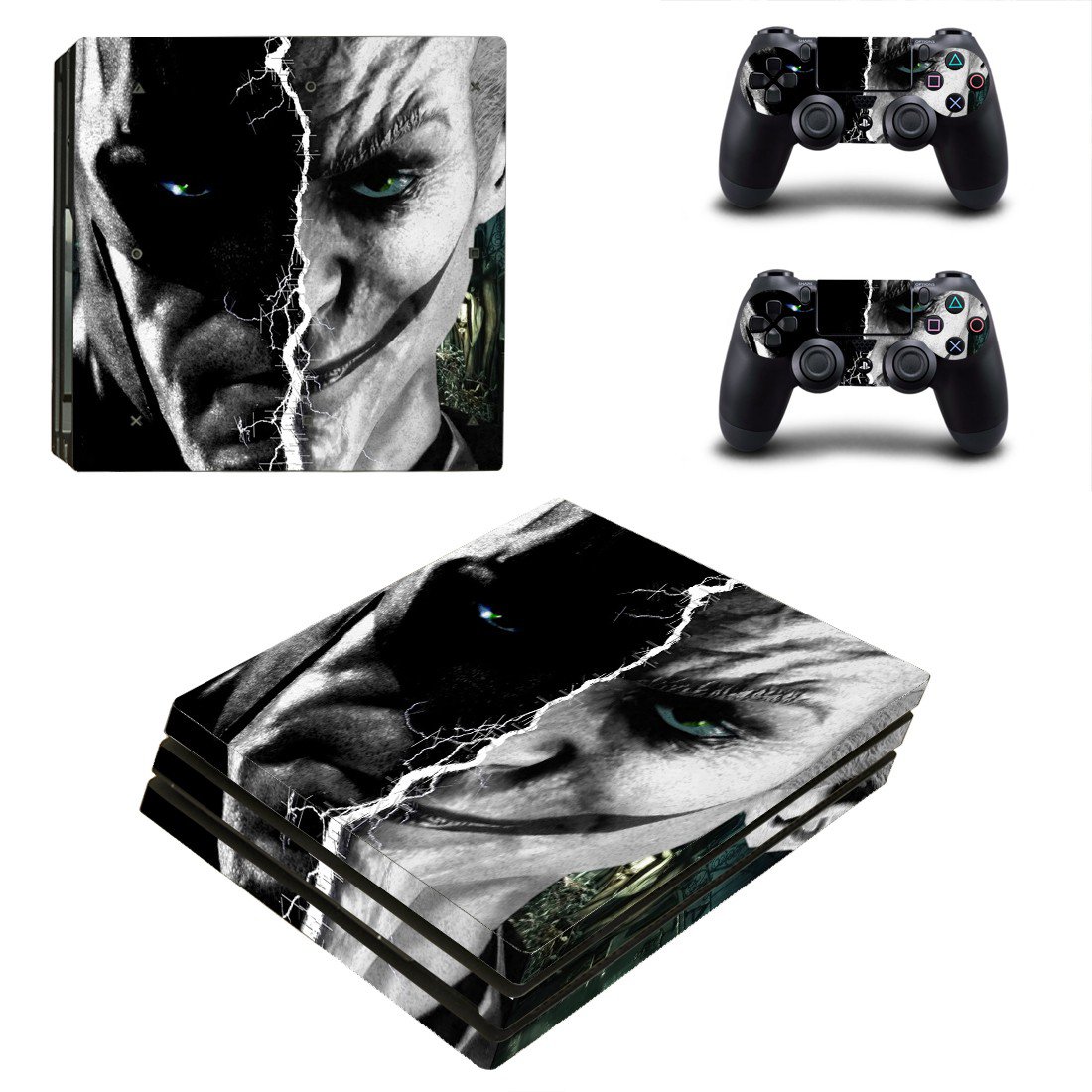 The Joker decal skin for PS4 Pro Console & Controllers