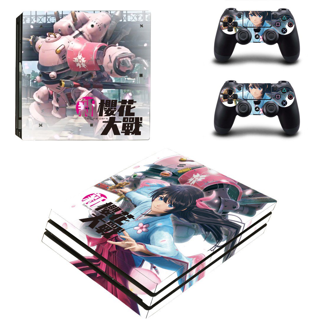 Sakura Wars decal skin for PS4 Pro Console & Controllers