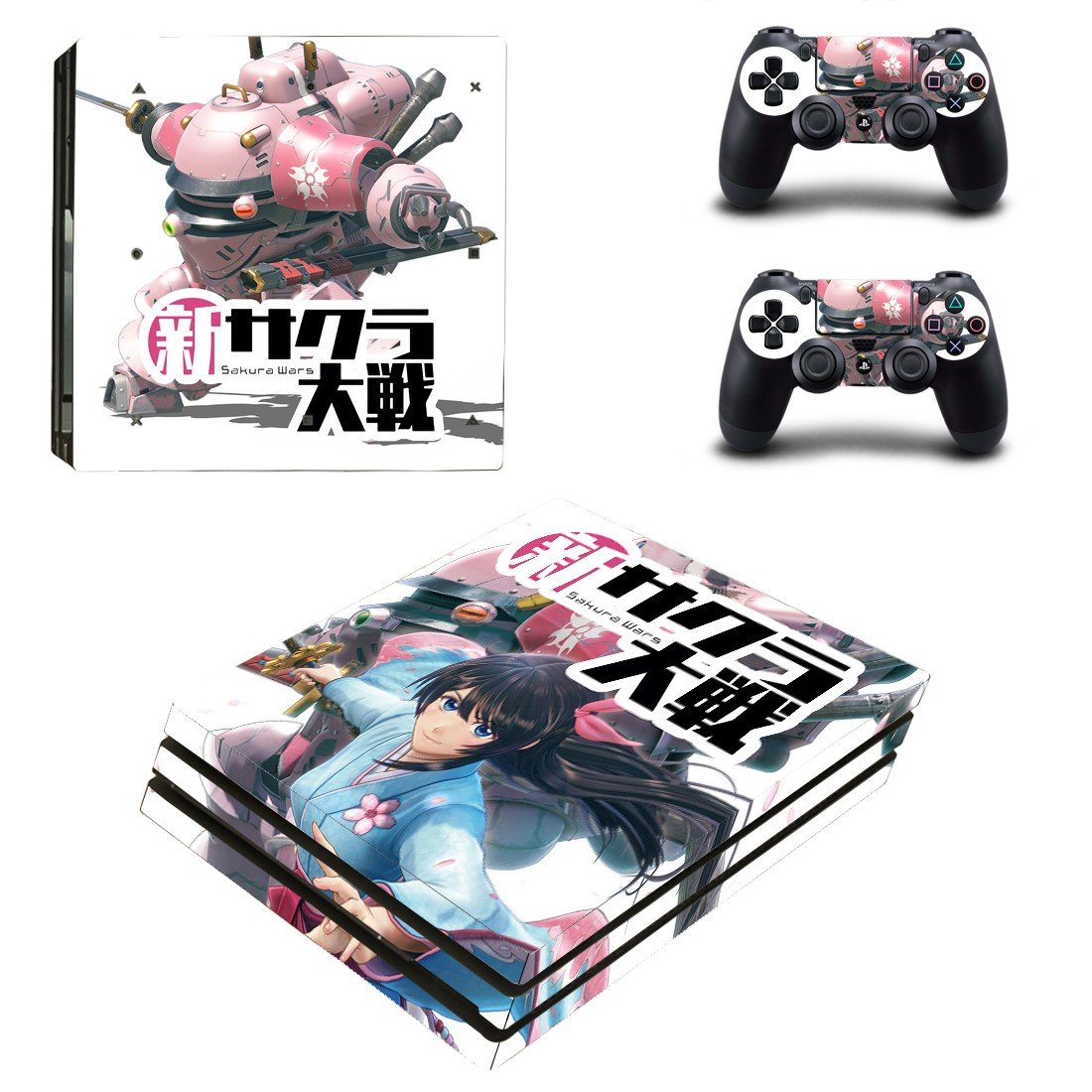 Sakura Wars decal skin for PS4 Pro Console & Controllers