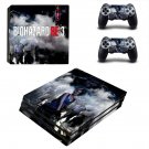 Biohazard RE3 decal skin for PS4 Pro Console & Controllers