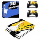 Untitled Goose Game decal skin for PS4 Pro Console & Controllers
