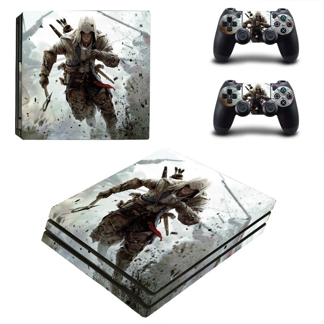 Assassin's Creed decal skin for PS4 Pro Console & Controllers